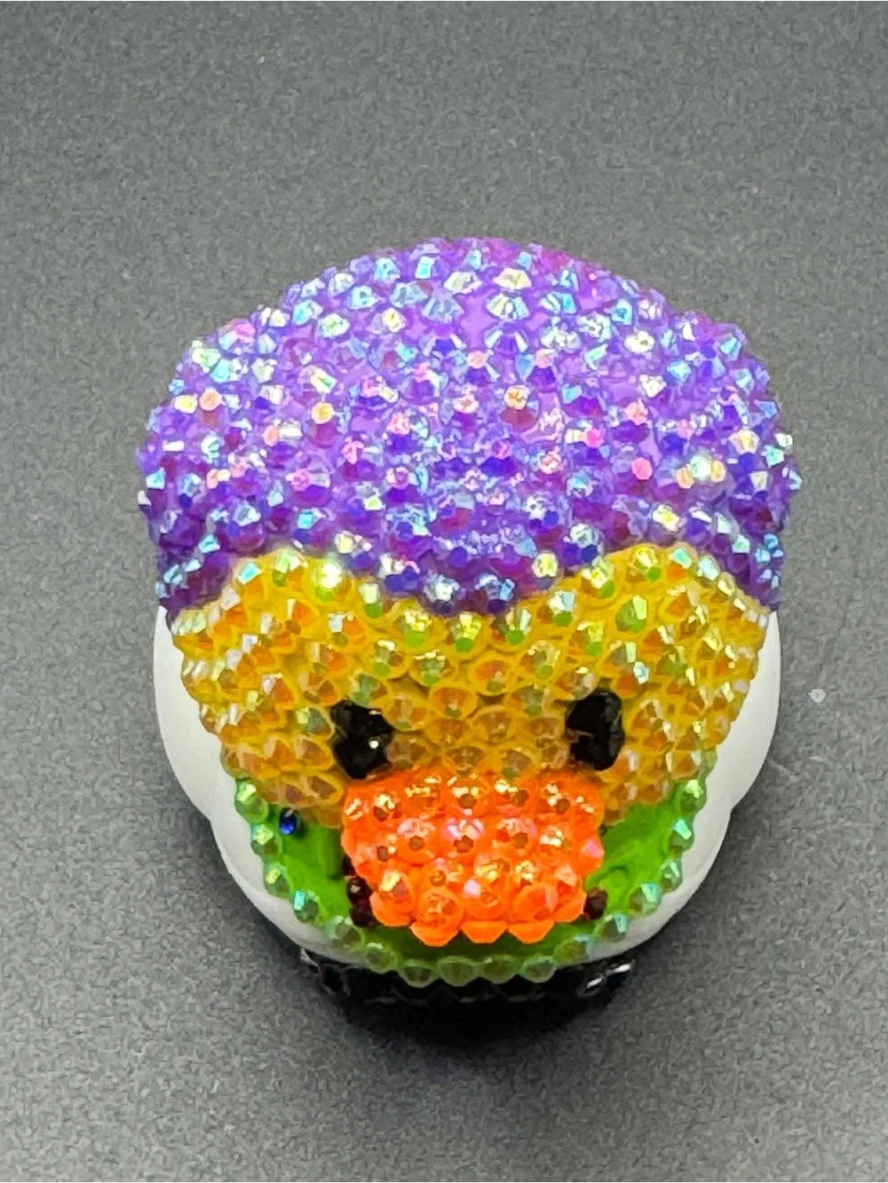 Hand Bejeweled Buzz Lightduck Rubber Duck Sparkle Resin Rhinestones Jeep Jewels